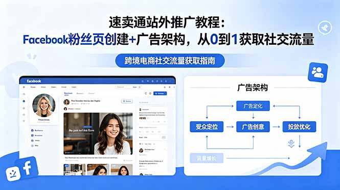 速卖通站外推广教程:Facebook粉丝页创建+广告架构,从0到1获取社交流量_