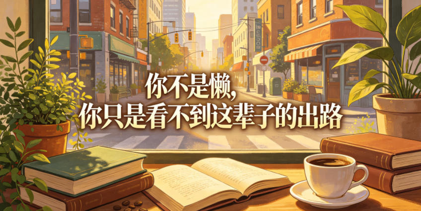 付费文章：你不是懒，你只是看不到这辈子的出路_