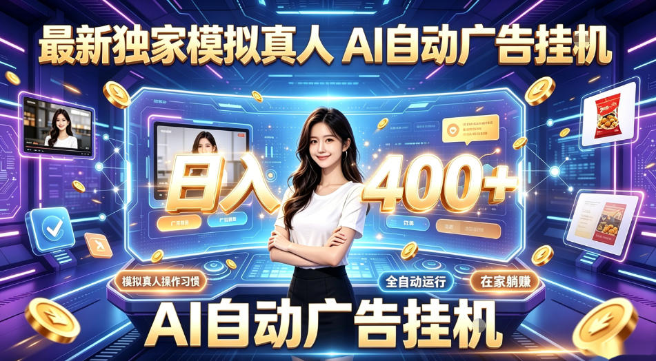 最新独家模拟真人，AI自动挂号挂G，日入400+，全程全自动运行，无需人工【揭秘】_