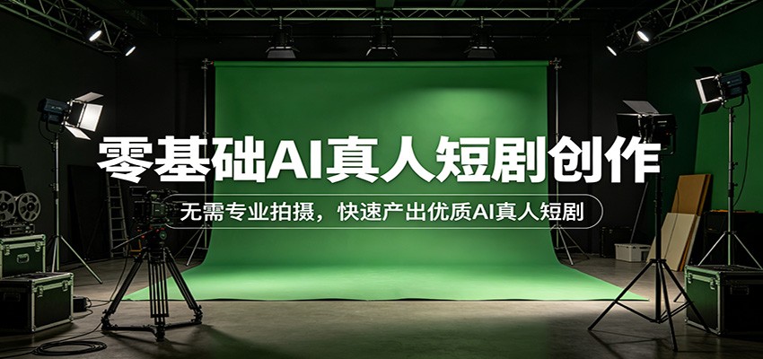 零基础AI真人短剧创作:无需专业拍摄,快速产出优质AI真人短剧_