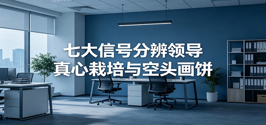 付费文章《七大信号分辨领导真心栽培与空头画饼》读懂管理背后人性逻辑_