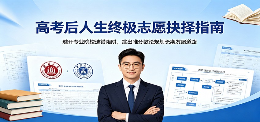 高考后人生终极志愿抉择指南:避开专业院校选错陷阱,跳出唯分数论规划长期发展道路_