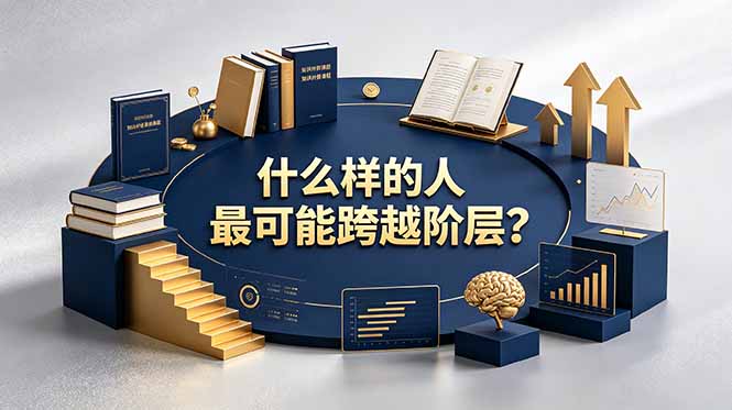 付费文章:什么样的人最可能跨越阶层?具备这五种特质,普通人也能顺利跨越阶层_