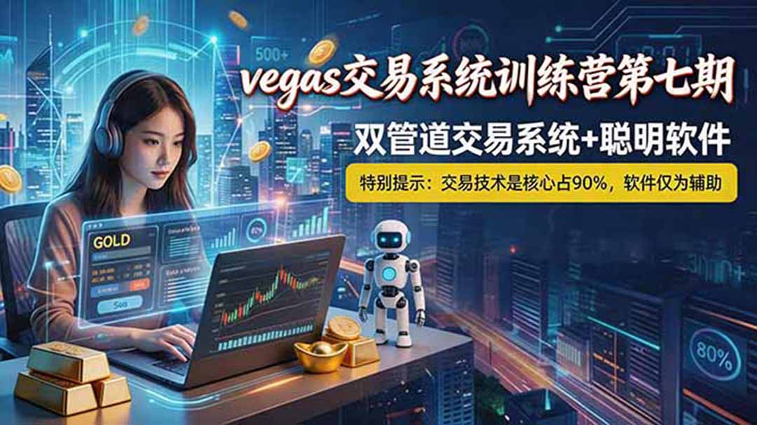 【海外美金AI搬砖】Vegas交易技术+聪明软件, 黄金期货日赚50-1000U, 长期稳定,小白轻松上手_