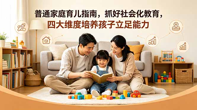 付费文章:普通家庭育儿指南,抓好社会化教育,四大维度培养孩子立足能力_