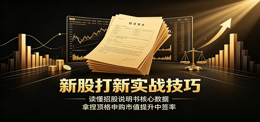 新股打新实战技巧：读懂招股说明书核心数据，拿捏顶格申购市值提升中签率_