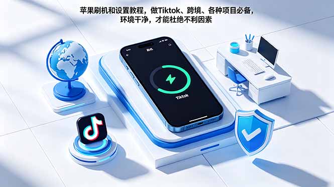 苹果刷机和设置教程,做Tiktok、跨境、各种项目必备,环境干净,才能杜绝不利因素_