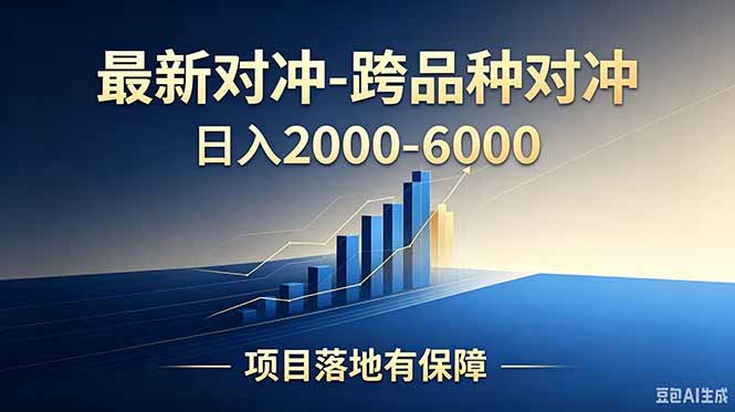 跨品种对冲震撼首发!日收益2000-6000+,项目绿色长久,安全稳健,合规靠谱,可批量放大_