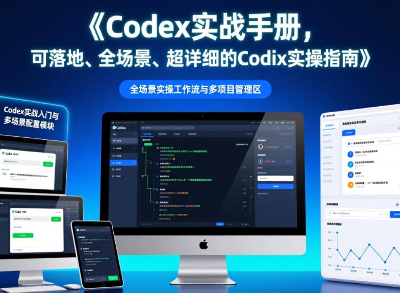 Codex实战手册,可落地、全场景、超详细的Codex实操指南_
