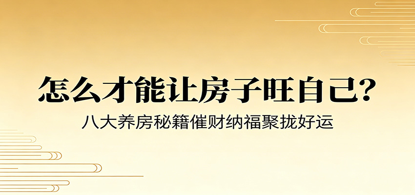 付费文章《怎么才能让房子旺自己？》八大养房秘籍催财纳福聚拢好运_