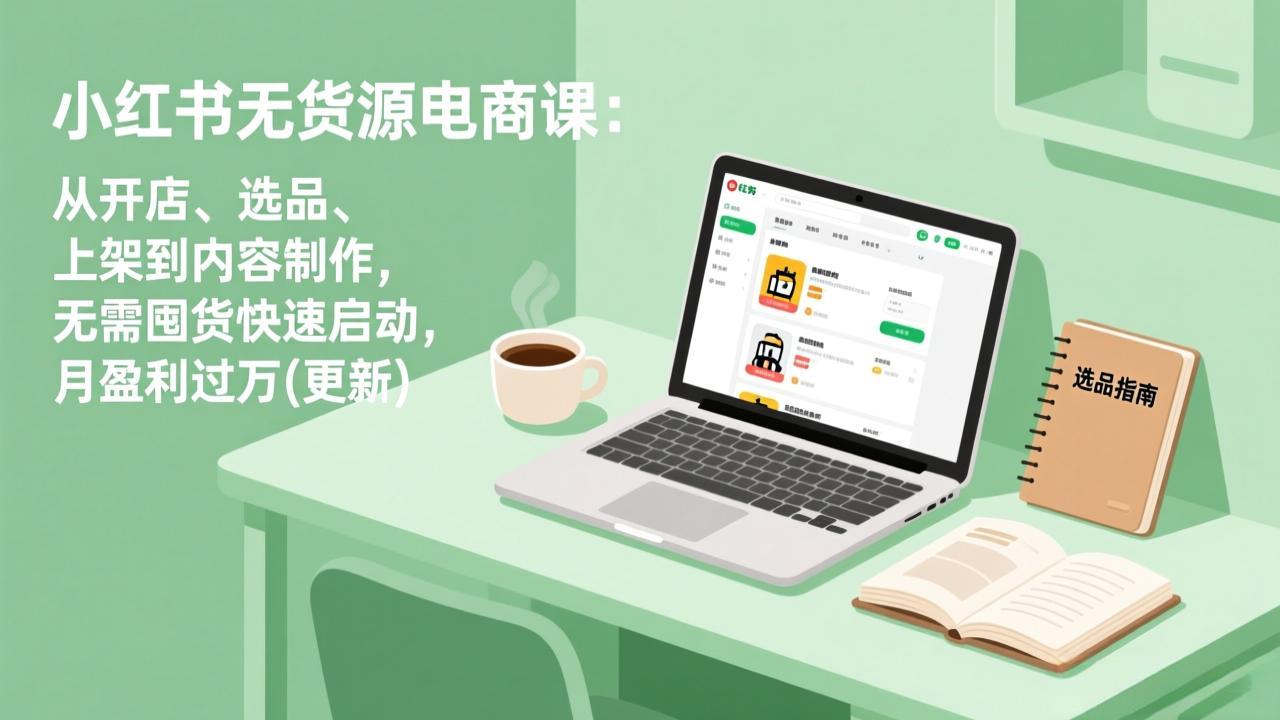 小红书无货源电商课(6月22更新_
